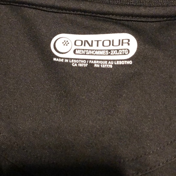 Mens Hooters Polo Short Sleeve Shirt Black XXL - Picture 3 of 3